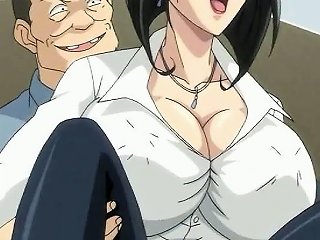 Anime With Large Breasts Receives Anal Penetration