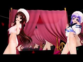 Two Mmd Characters Perform More Than Just Dancing